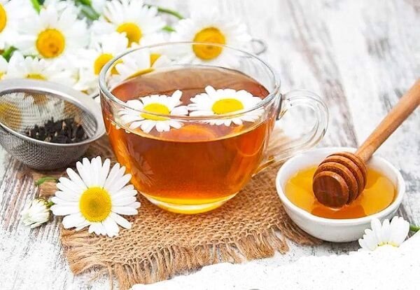 trà hoa cúc mật ong