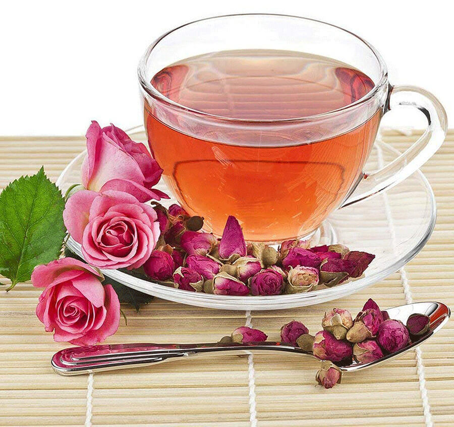 Cách pha trà hoa hồng tốt cho sức khỏe